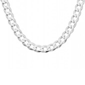 Lant barbati argint rodiat model cubanez 10 mm x 60 cm DiAmanti PancerkaC300-60cm-SL